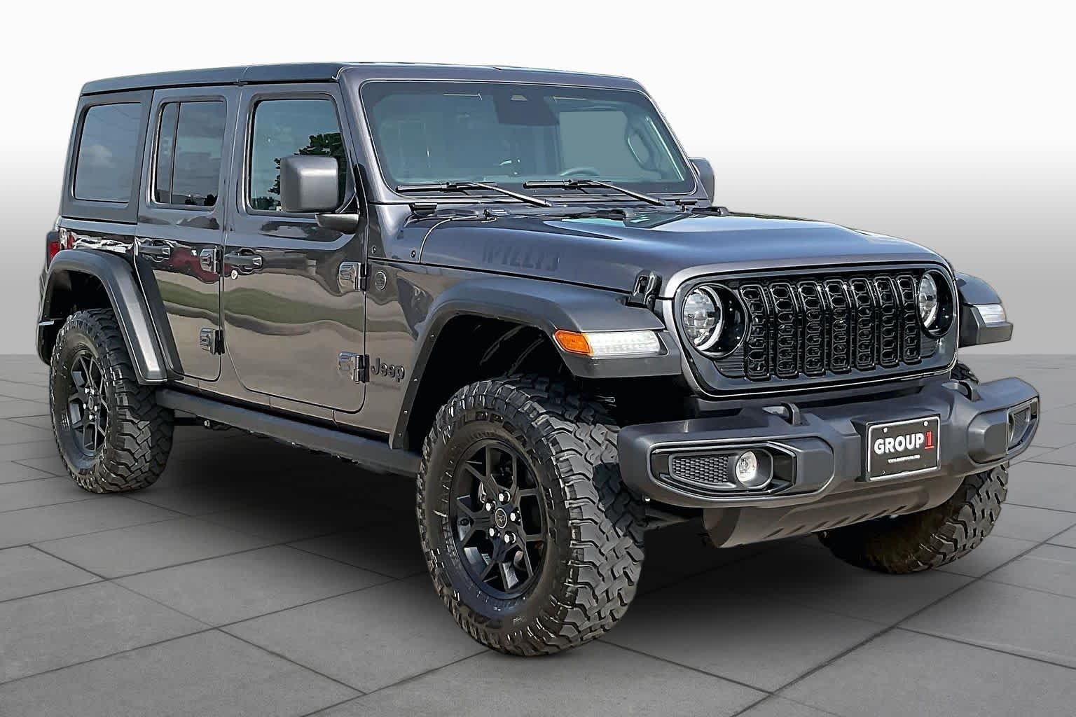 Used 2025 Granite Crystal Metallic Clearcoat Jeep Willys image 3
