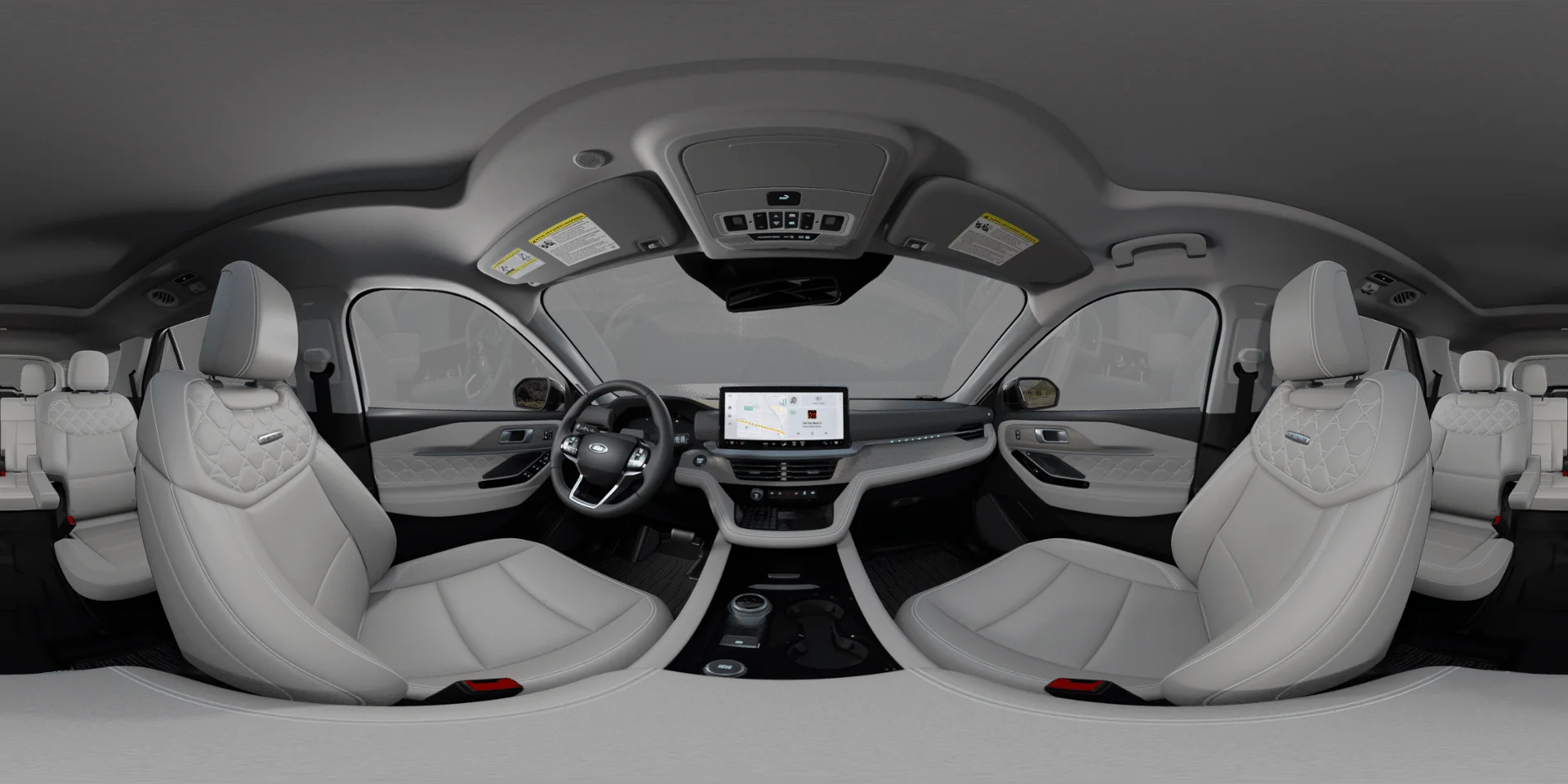 New 2025 Space White Metallic Ford Platinum image 8
