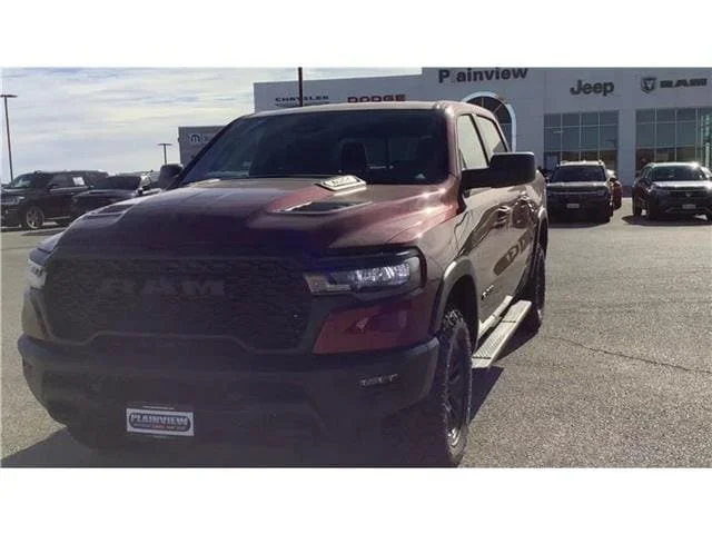 New 2026 Delmonico Red Pearl-Coat  Paint Ram REBEL CREW CAB 4X4 5