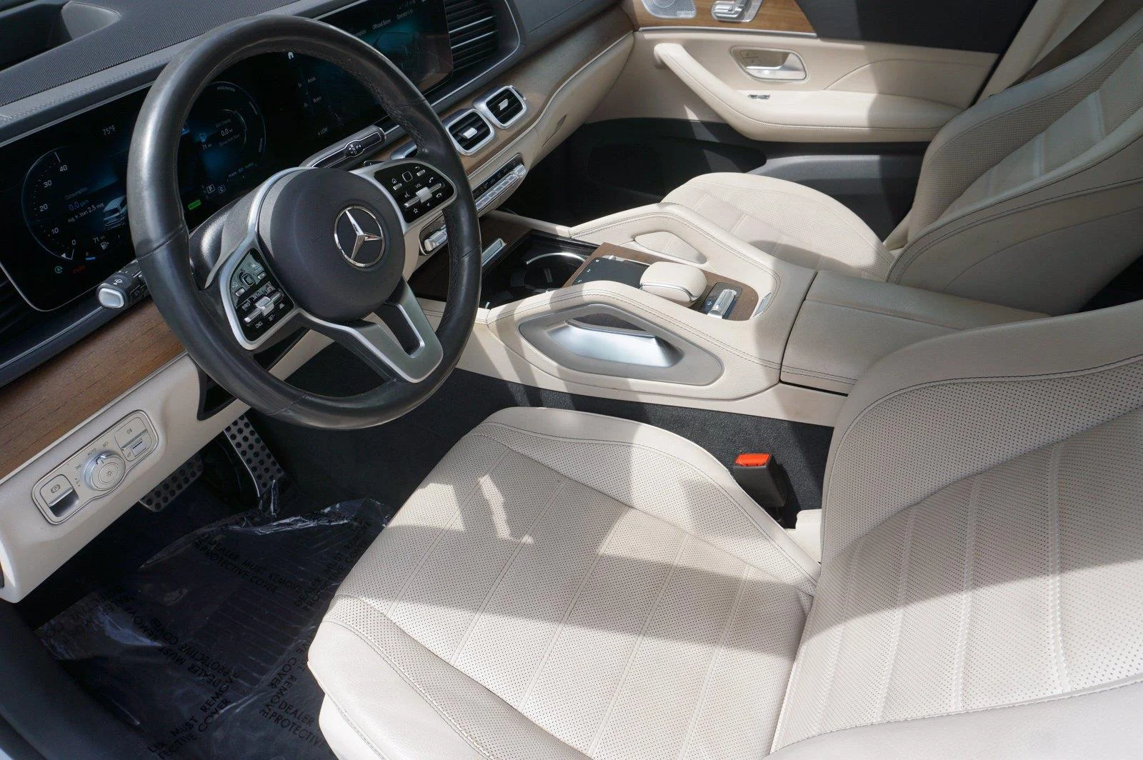 Used 2020 WHITE Mercedes-Benz GLS 580 4MATIC® SUV image 9