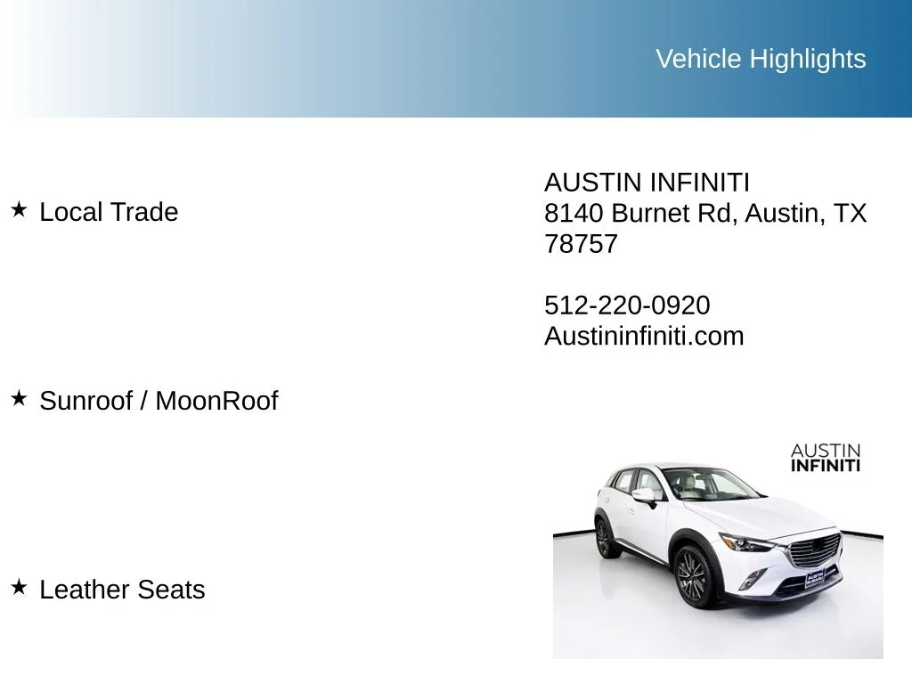 Used 2016 White Mazda Grand Touring image 9