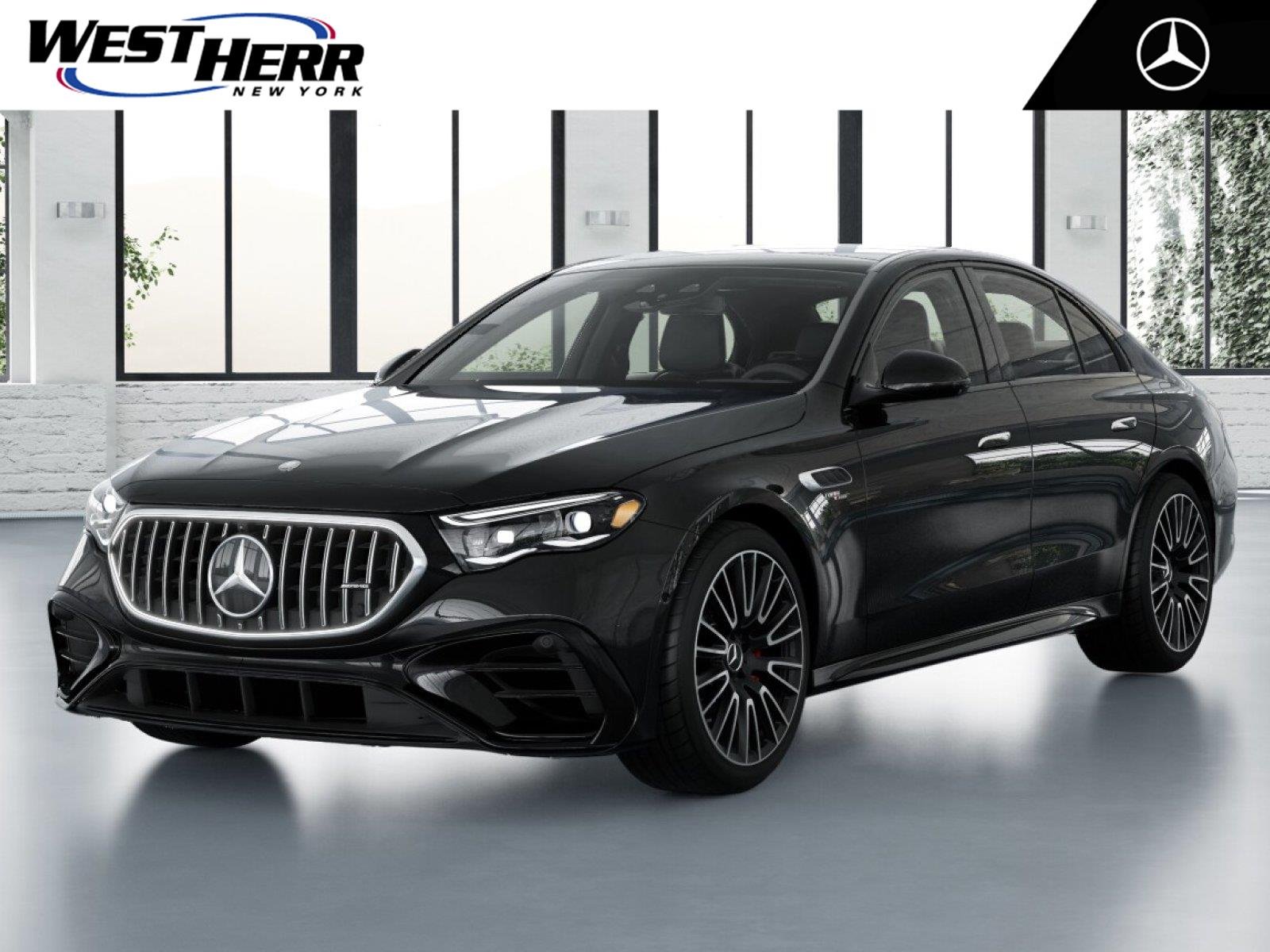 New 2026 Obsidian Black Metallic Mercedes-Benz AMG® E 53 E 4MATIC+ Sedan image 1