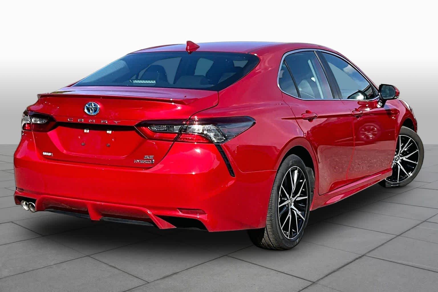 Certified Used 2024 Supersonic Red Toyota Hybrid SE image 13