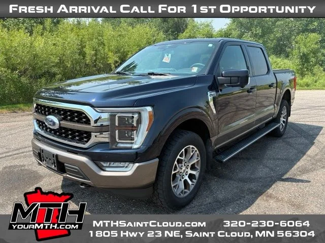 Used 2021 Blue Ford King Ranch image 4