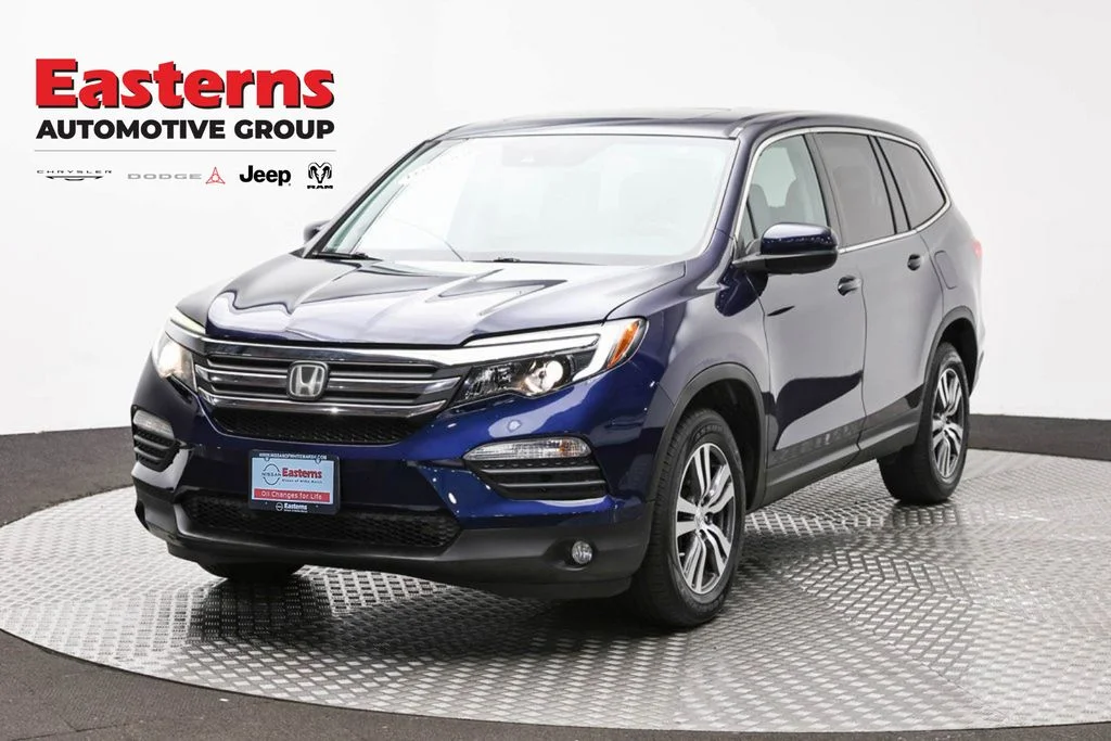 Used 2017 Blue Honda EX-L image 1