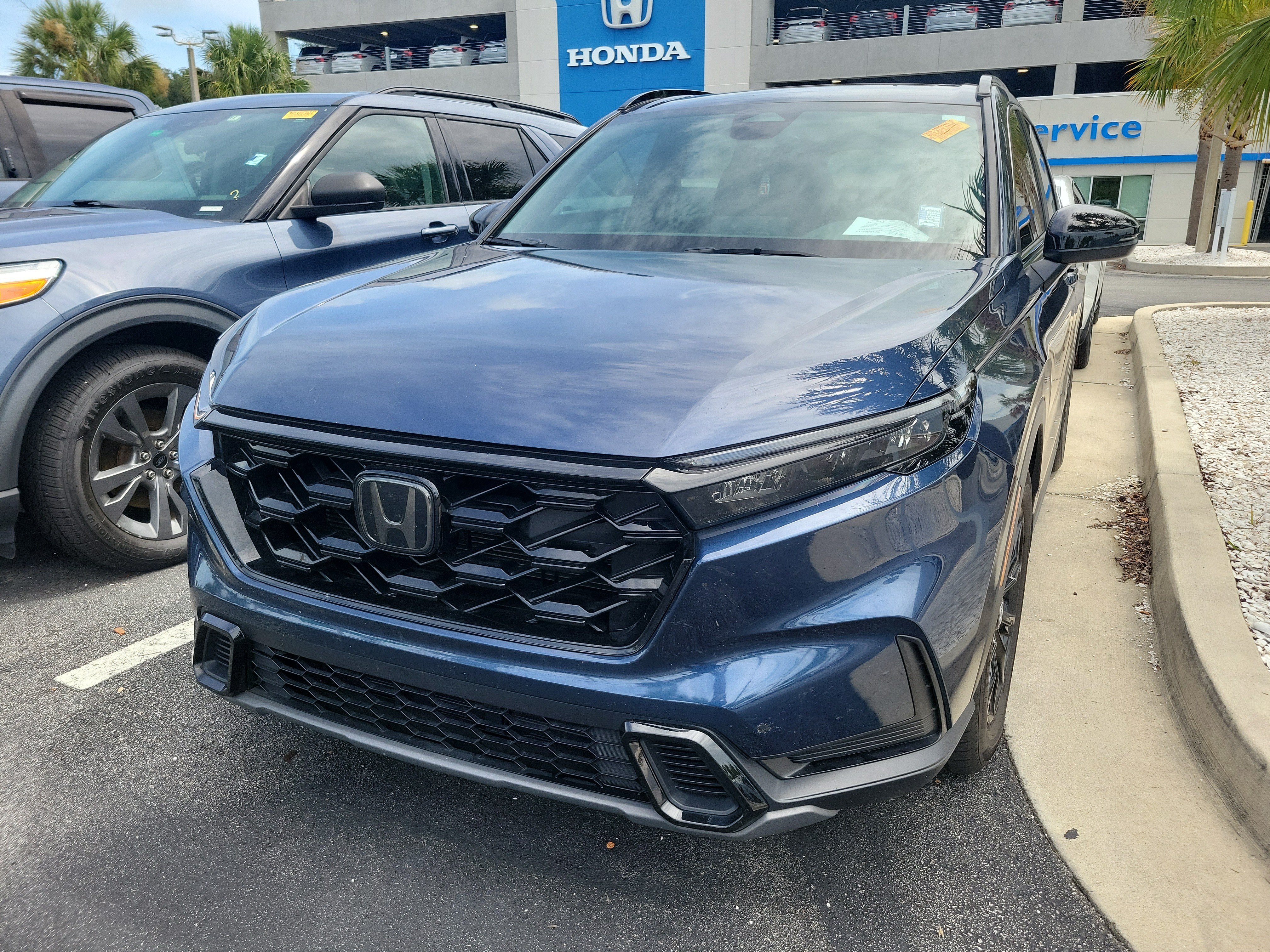 Certified Used 2024 Canyon River Blue Metallic Honda HYBRID 2WD SPORT image 32