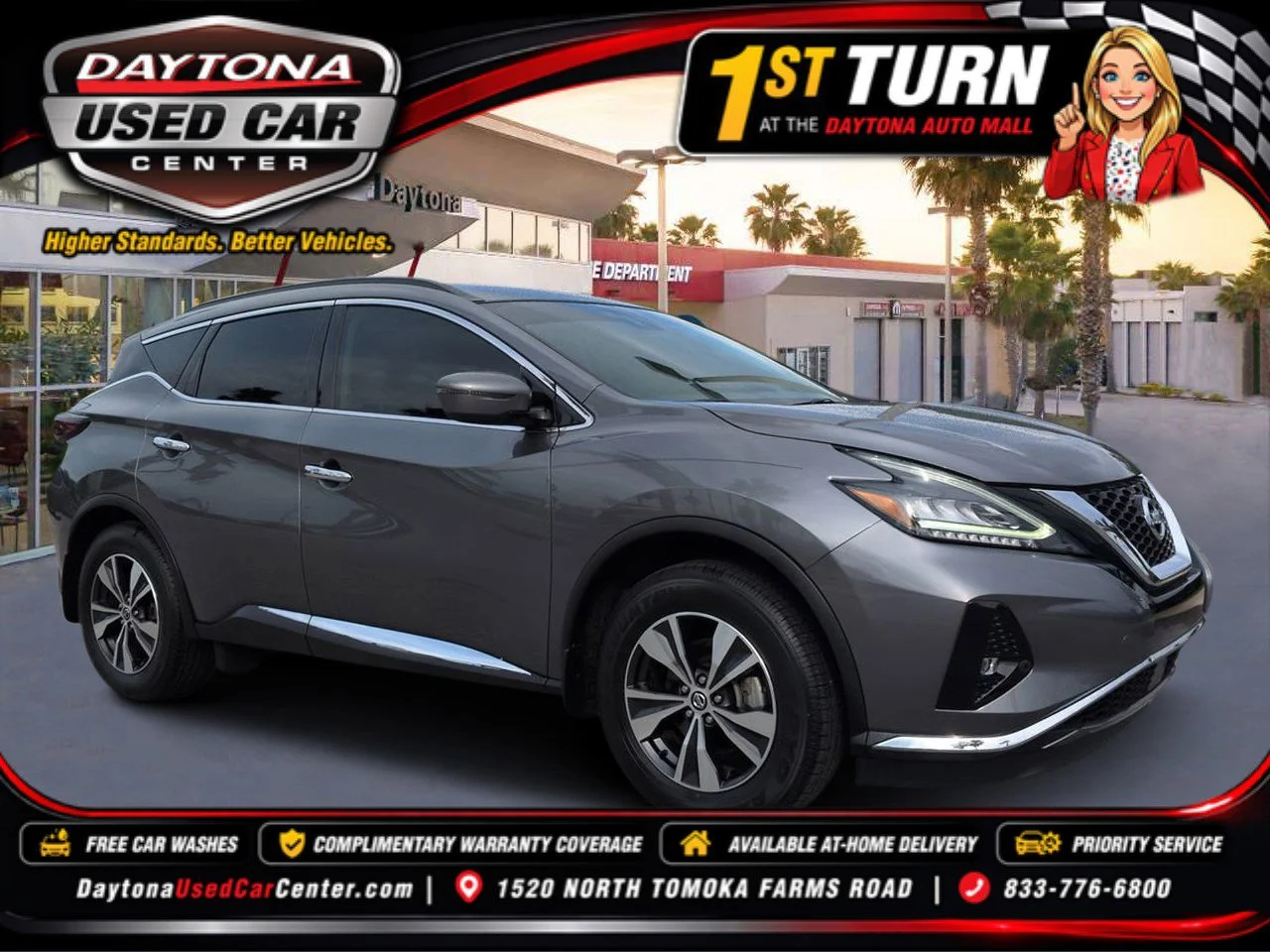 Used 2022 Gun Metallic Nissan SV image 1