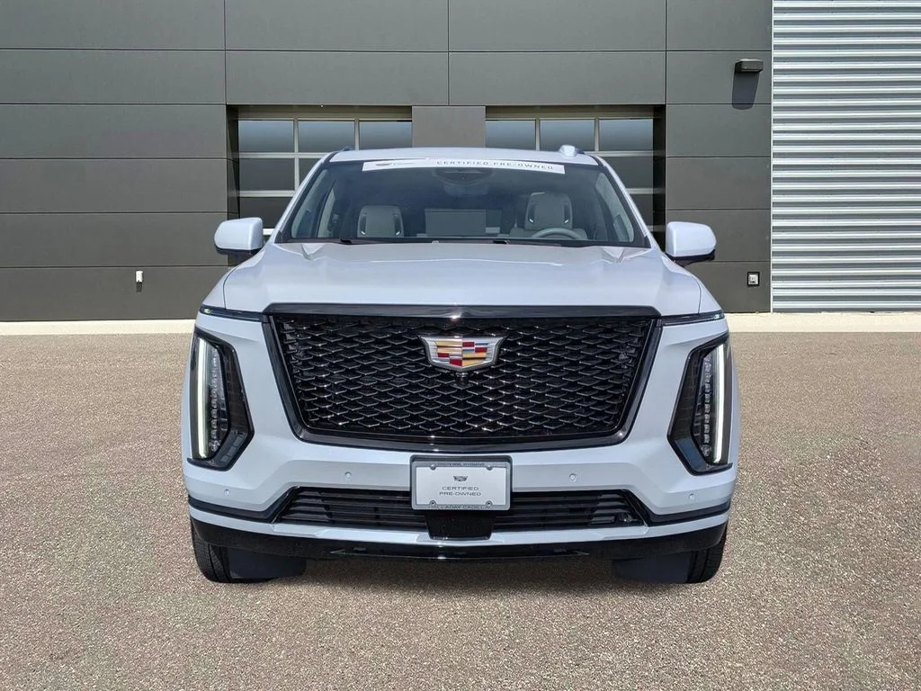 Used 2026 Vibrant White Tricoat Cadillac 4WD Platinum Sport image 2