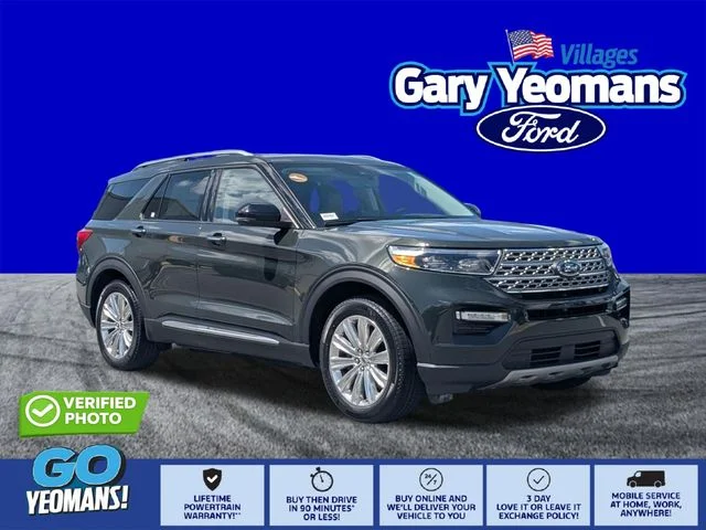 Certified Used 2024 Green Metallic Ford Limited image 1