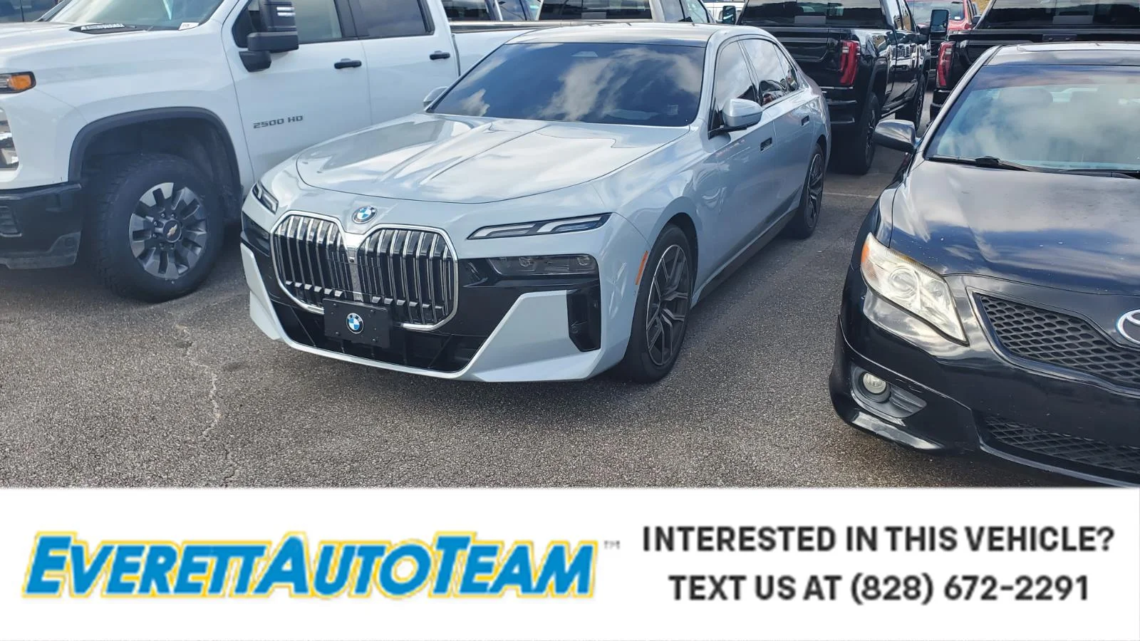 Used 2024 Brooklyn Grey Metallic BMW 740i xDrive image 1