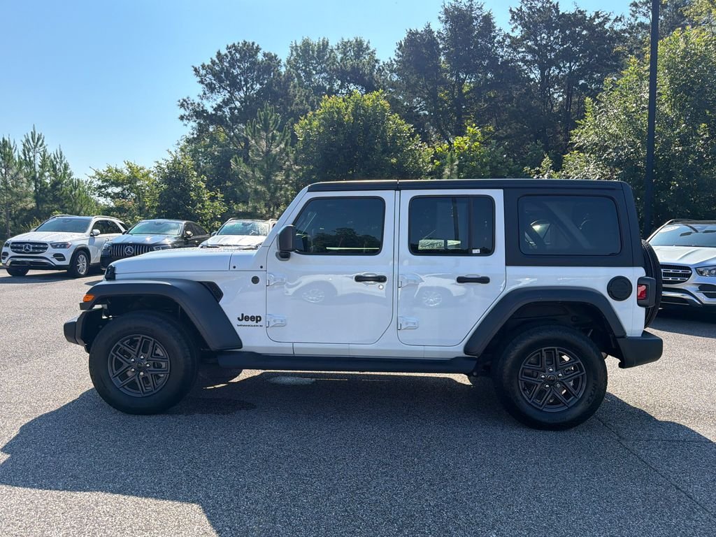 Used 2024 Bright White Clearcoat Jeep Sport S image 13
