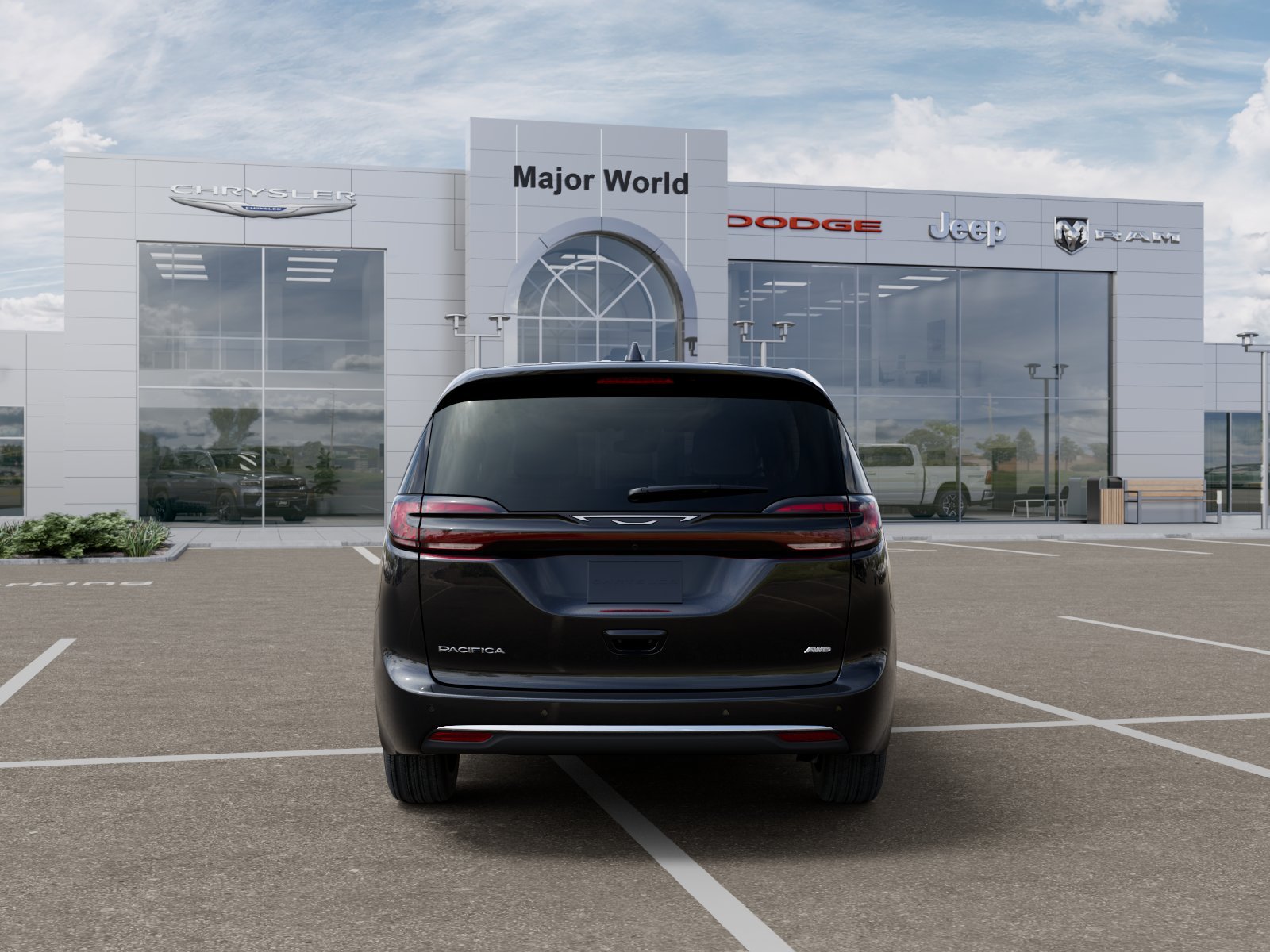 New 2027 Diamond Black Crystal Pearl-Coat Exterior Paint Chrysler  image 7