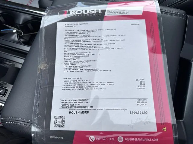 New 2025 Agate Black Metallic Ford ROUSH image 20