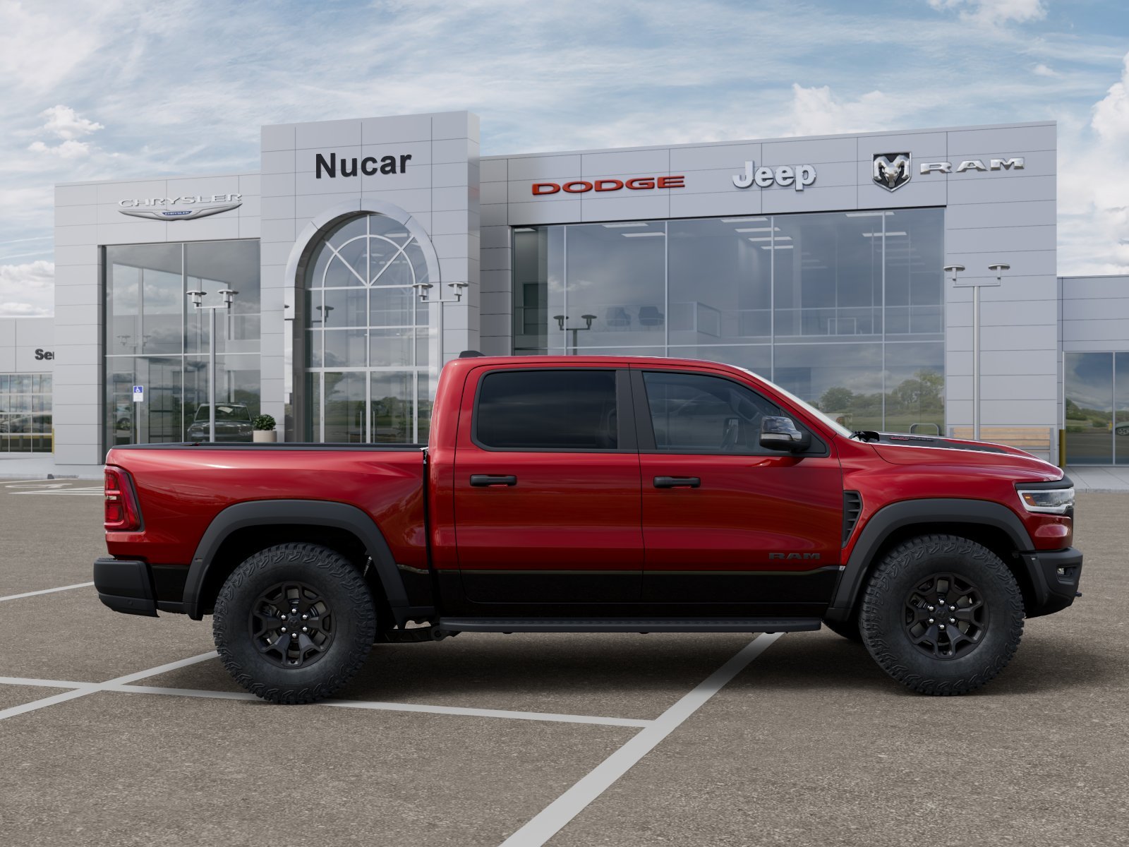 New 2026 Molten Red Pearl-Coat Exterior Paint RAM RHO image 21