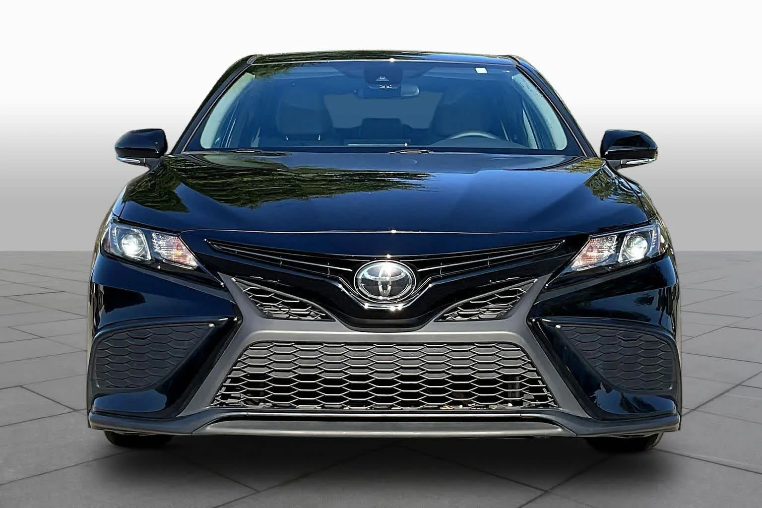 Used 2023 Midnight Black Metallic Toyota SE image 4