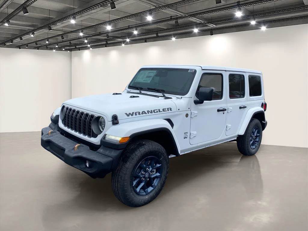 New 2026 Bright White Clear-Coat Exterior Paint Jeep 85th Anniversary Edition image 2