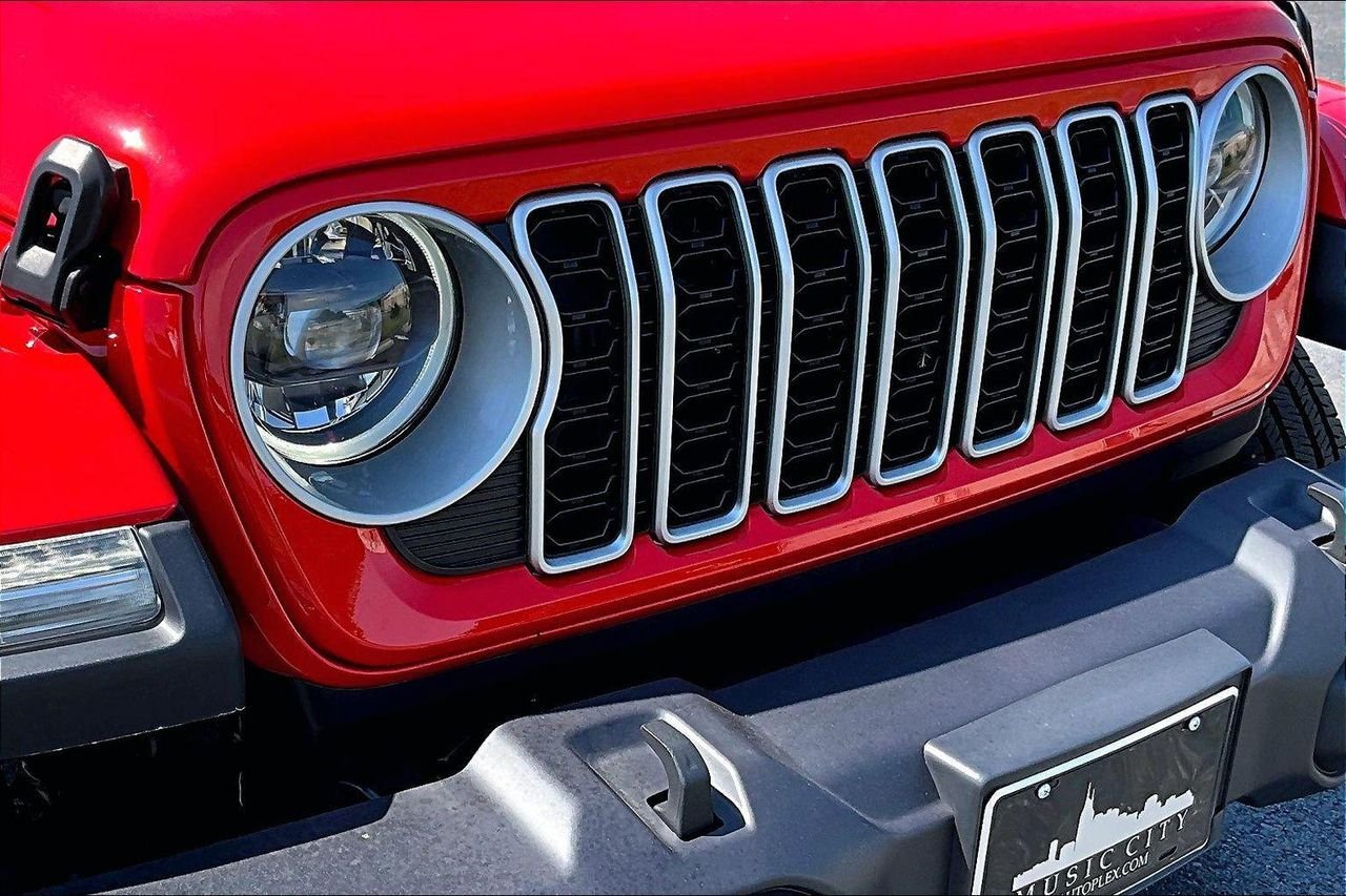 Used 2025 Firecracker Red Clearcoat Jeep Sahara 4xe image 33