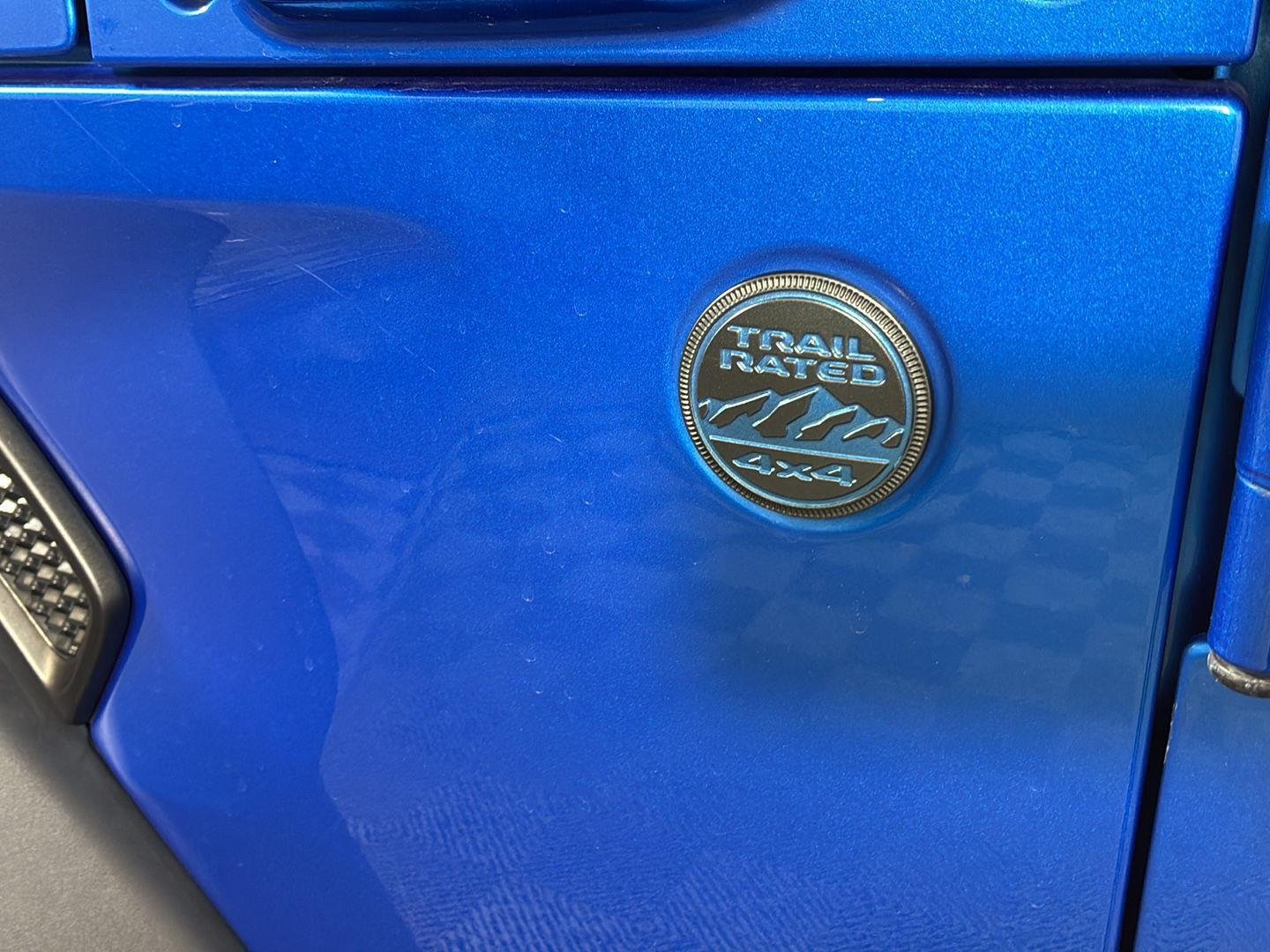 Used 2021 Hydro Blue Pearlcoat Jeep Unlimited Rubicon image 11