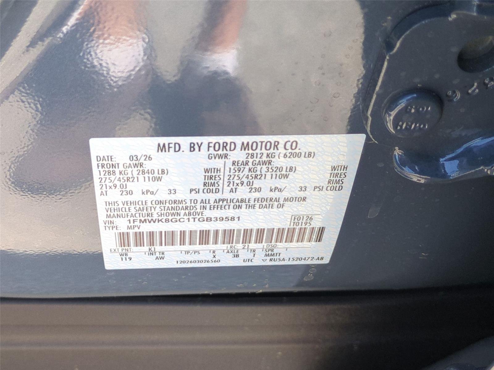 New 2026 Vapor Blue Metallic Ford ST image 42