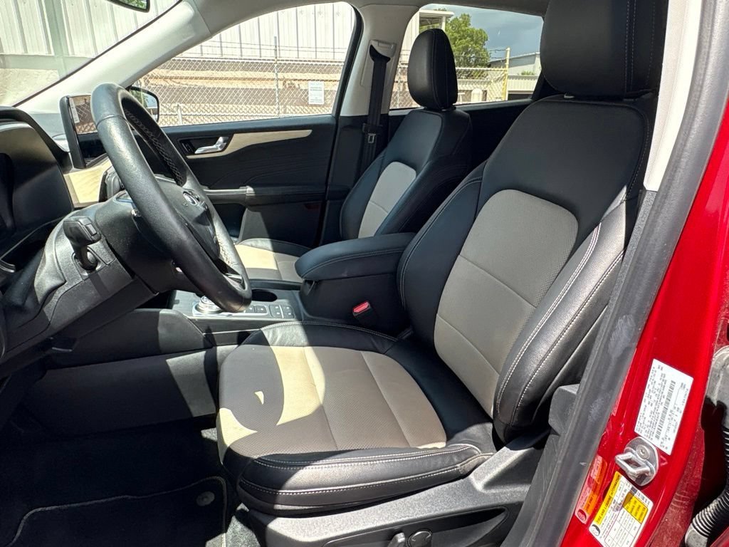 Used 2021 Red Metallic Ford Titanium image 2