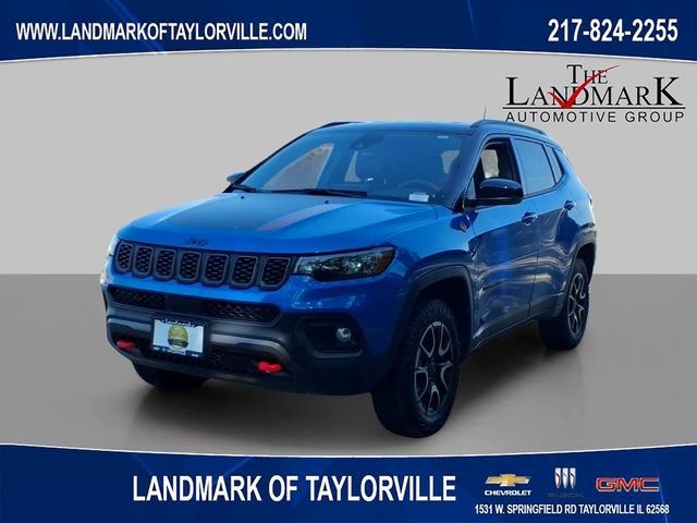 Used 2025 Blue Jeep Trailhawk image 1