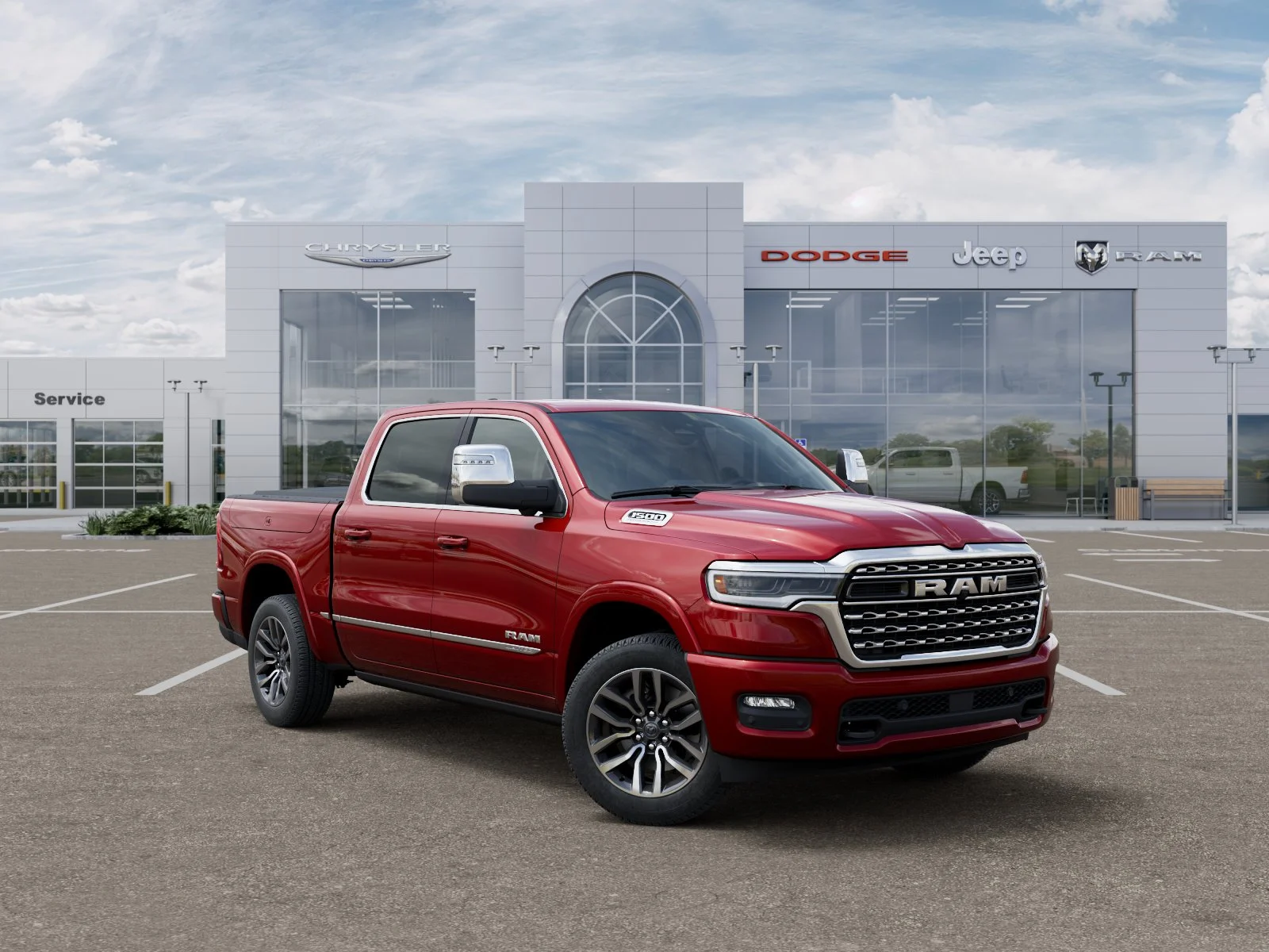 New 2026 Molten Red Pearlcoat RAM Limited image 32