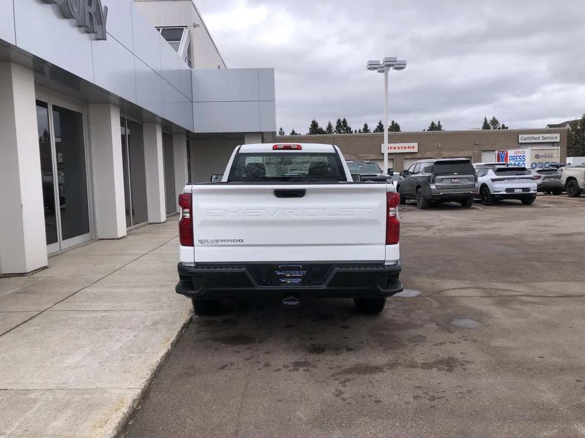 New 2026 White Chevrolet 4WD Reg Cab 140" Work Truck image 6