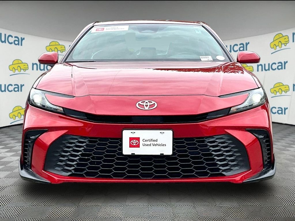 Used 2025 Red Toyota SE image 2