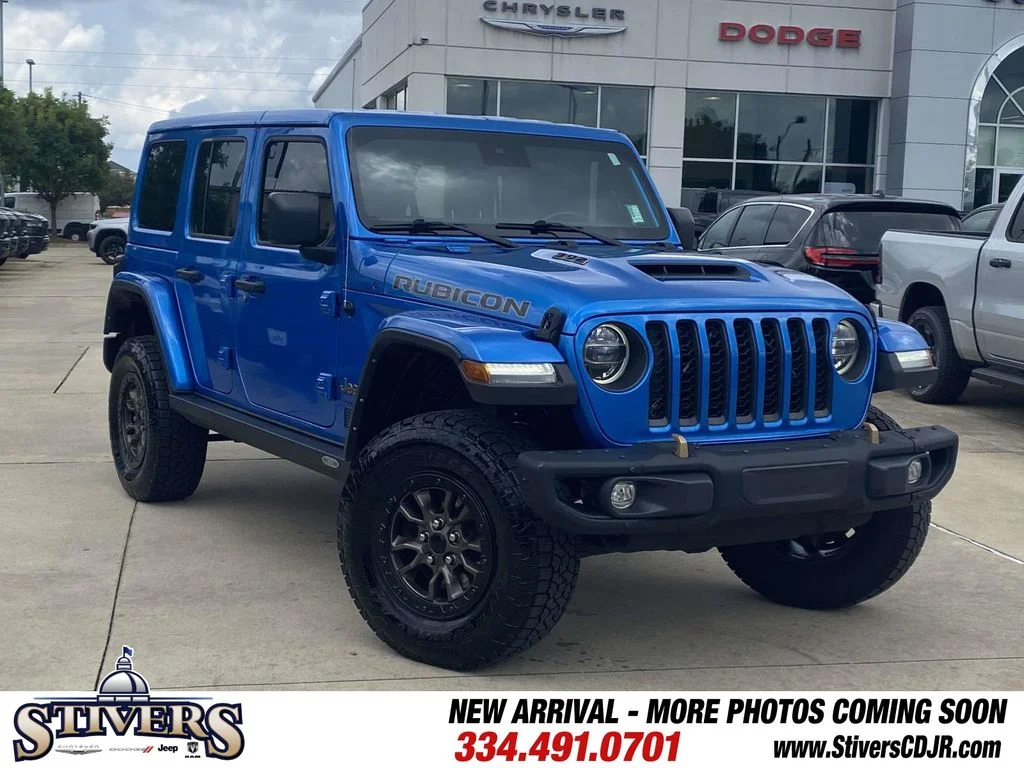 Used 2022 Blue Jeep Unlimited Rubicon 392 image 36