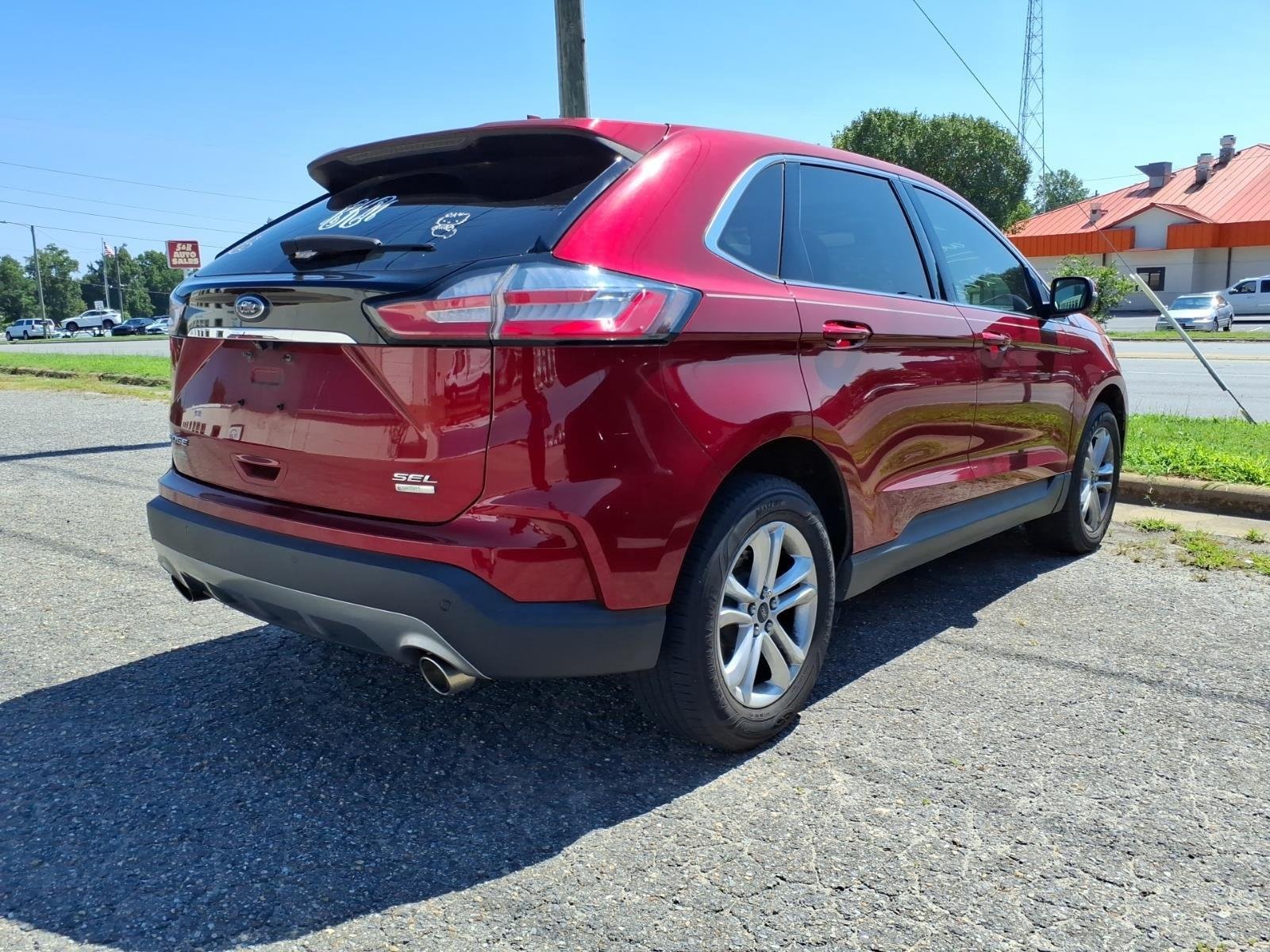 Used 2019 Ruby Red Metallic Tinted Clearcoat Ford SEL image 7