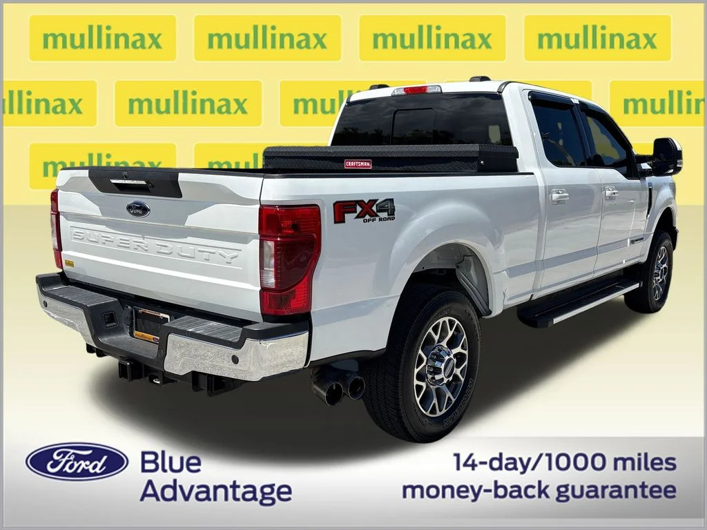 Certified Used 2021 White Ford Lariat image 4