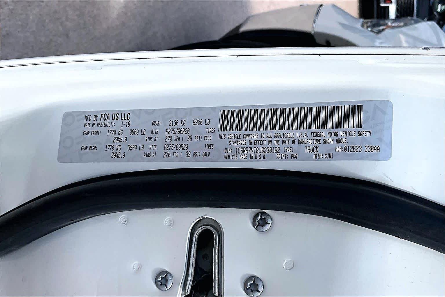 Used 2018 Pearl White Ram Laramie image 35
