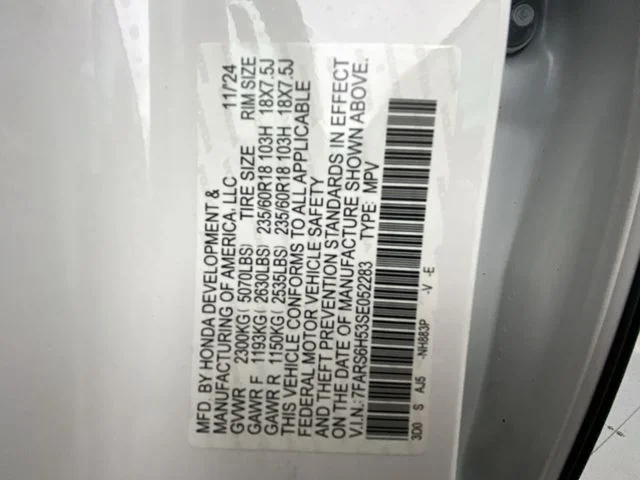 Used 2025 White Honda Sport image 27