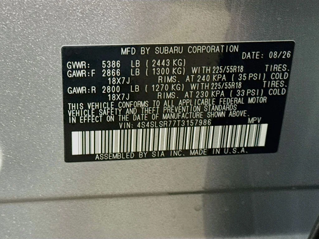 New 2026 Silver Subaru Limited Hybrid image 45