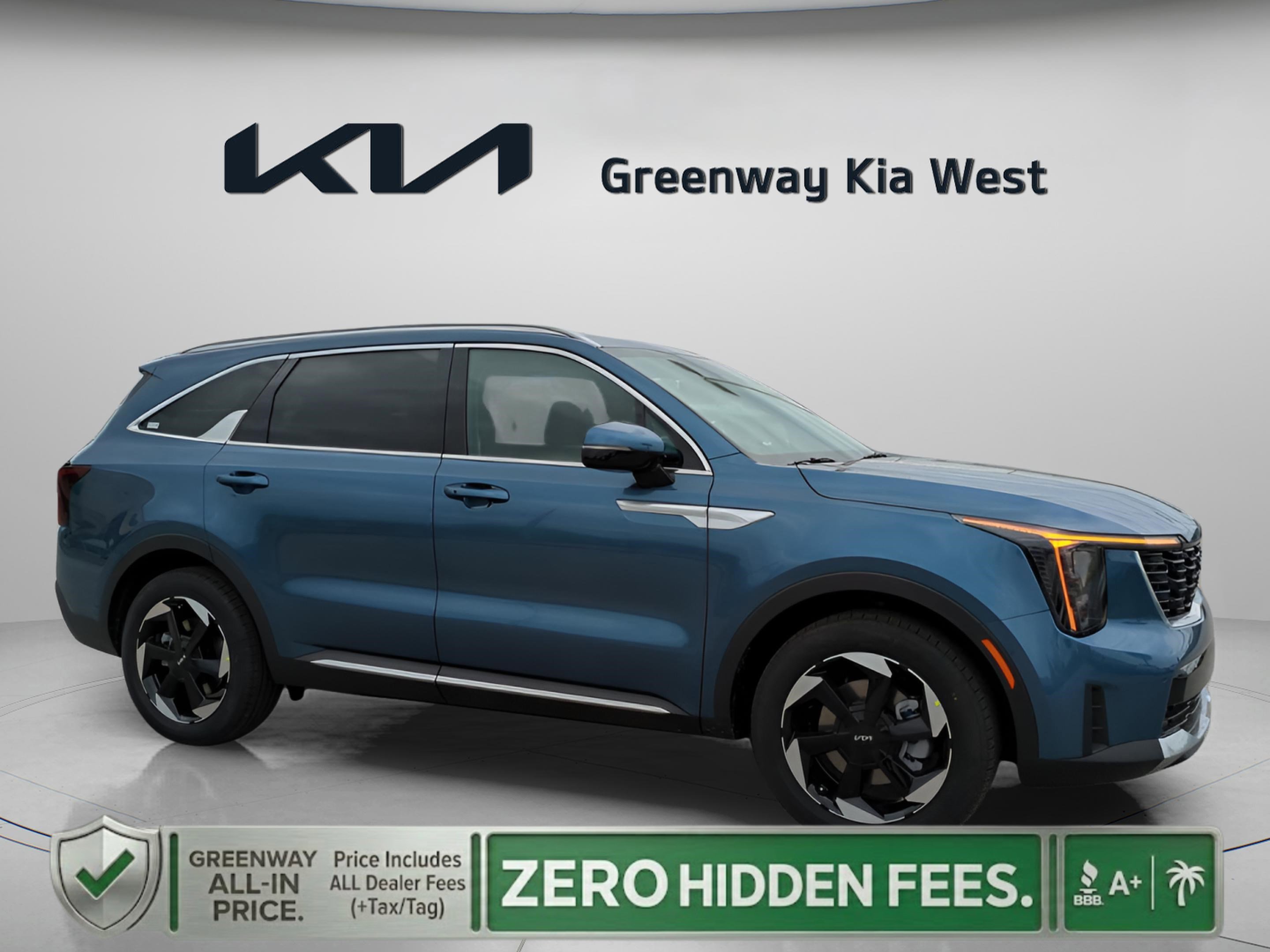 New 2026 Mineral Blue Kia EX image 1