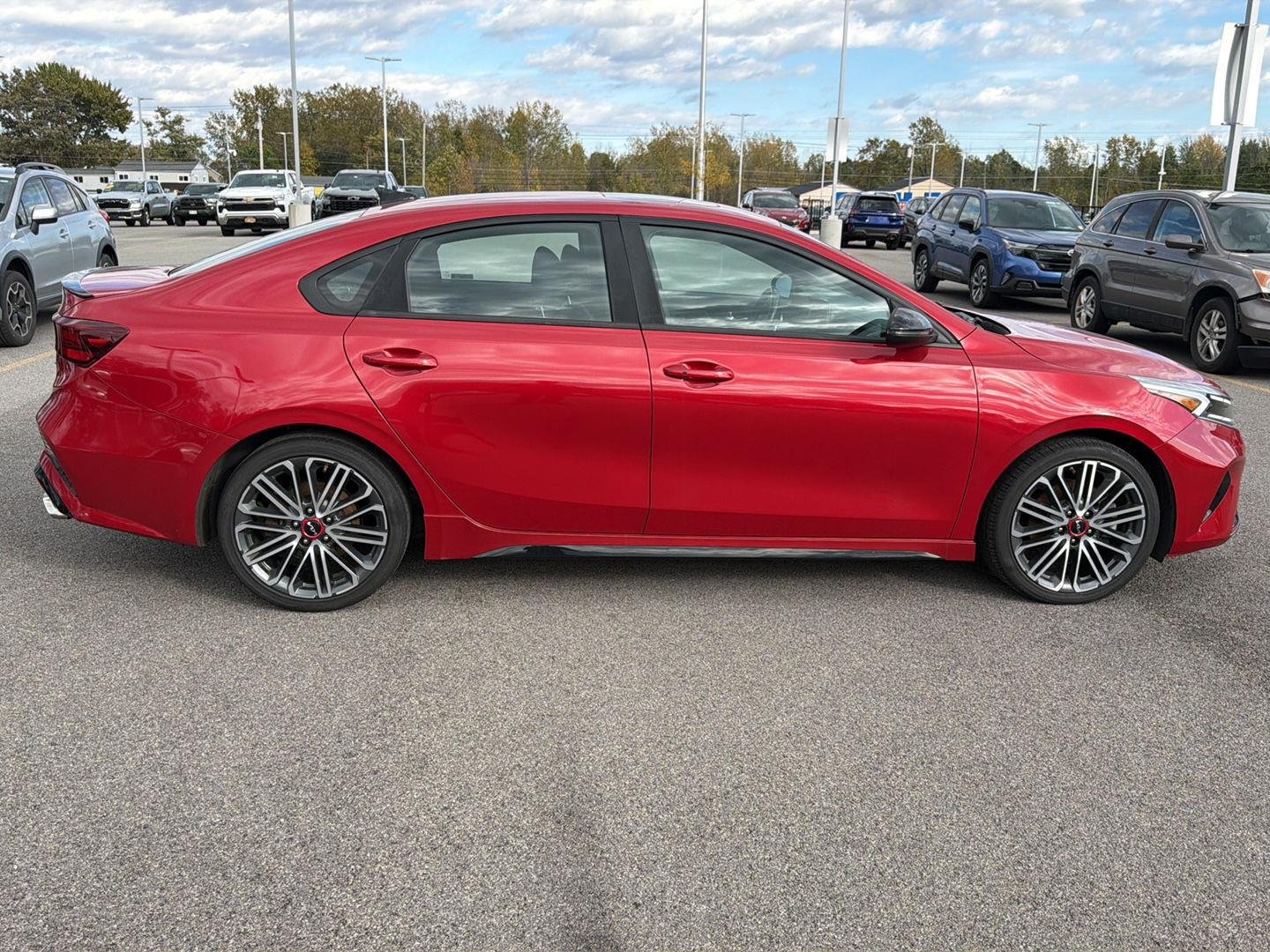 Used 2023 Currant Red Kia GT image 2