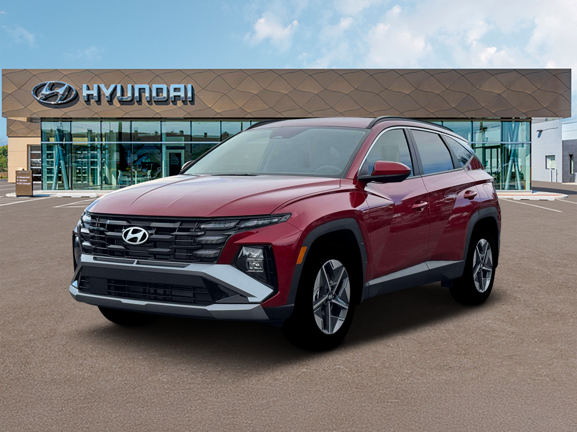New 2026 Red Hyundai SEL Plus FWD image 1
