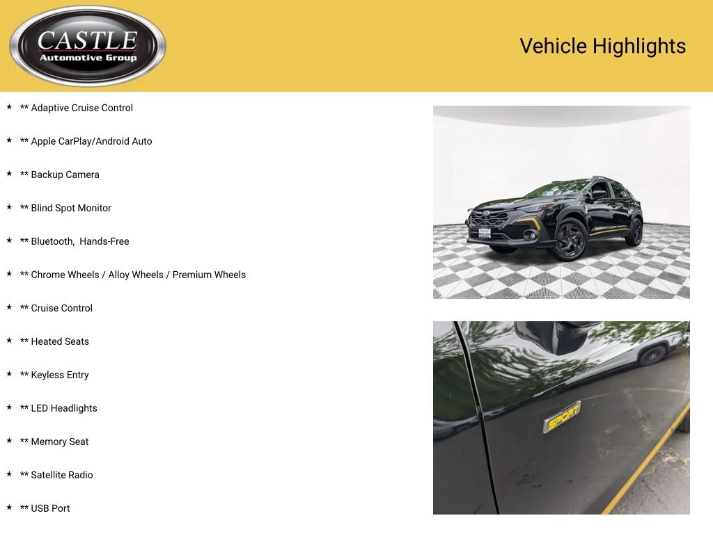 Used 2024 Black Subaru Sport image 4