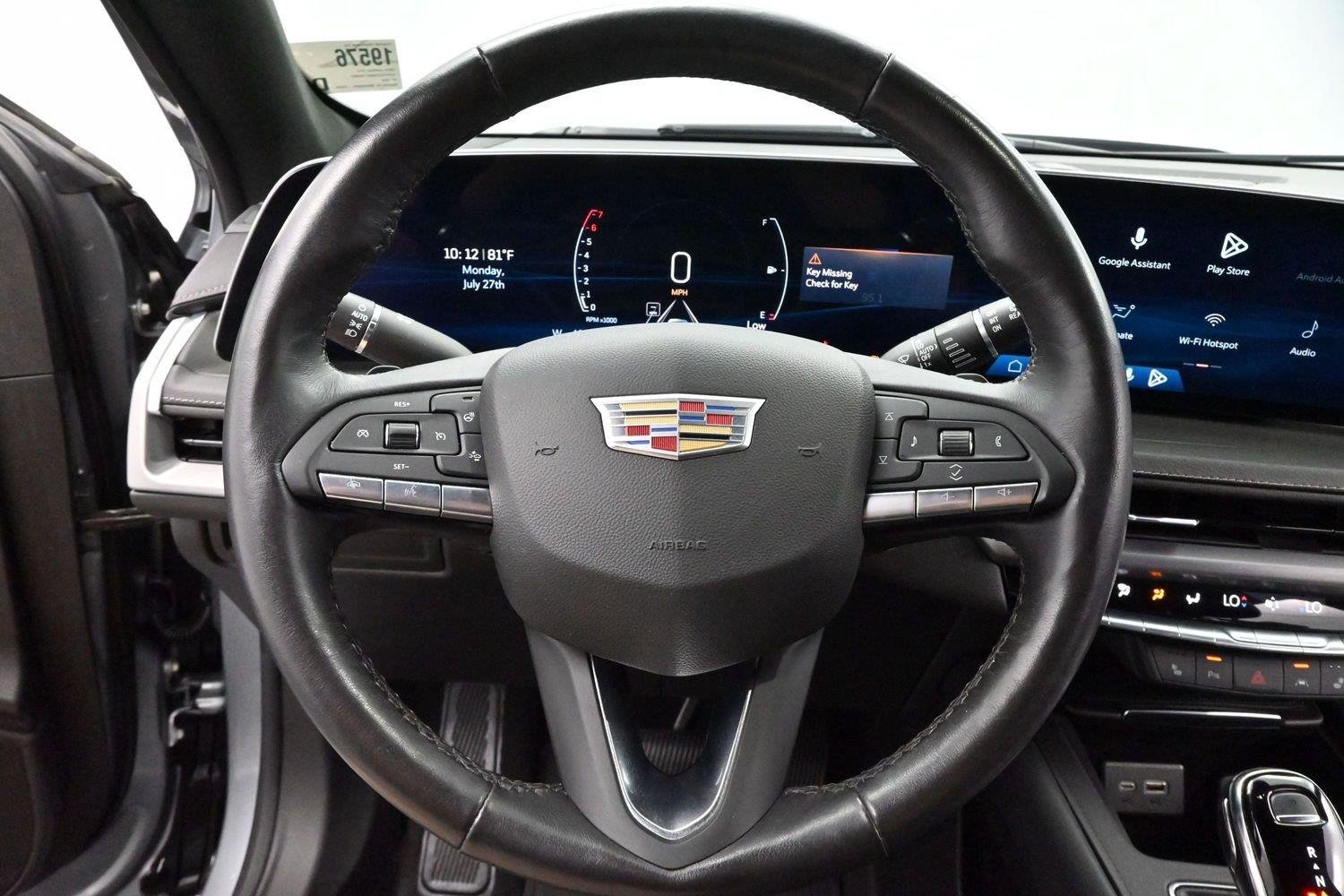 Used 2024 Argent Silver Metallic Cadillac Premium Luxury image 14