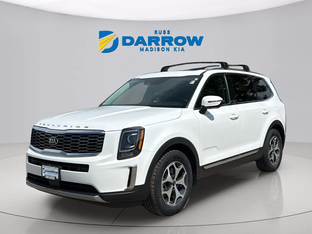 Used 2020 Snow White Pearl Kia EX image 1