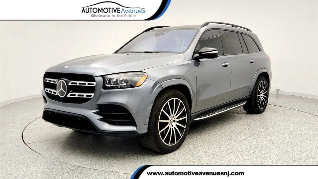 Used 2023 Selenite Grey Metallic Mercedes-Benz GLS 580 4MATIC® SUV w/ Driver Assistance Pkg, Nappa Leather & HUD image 1