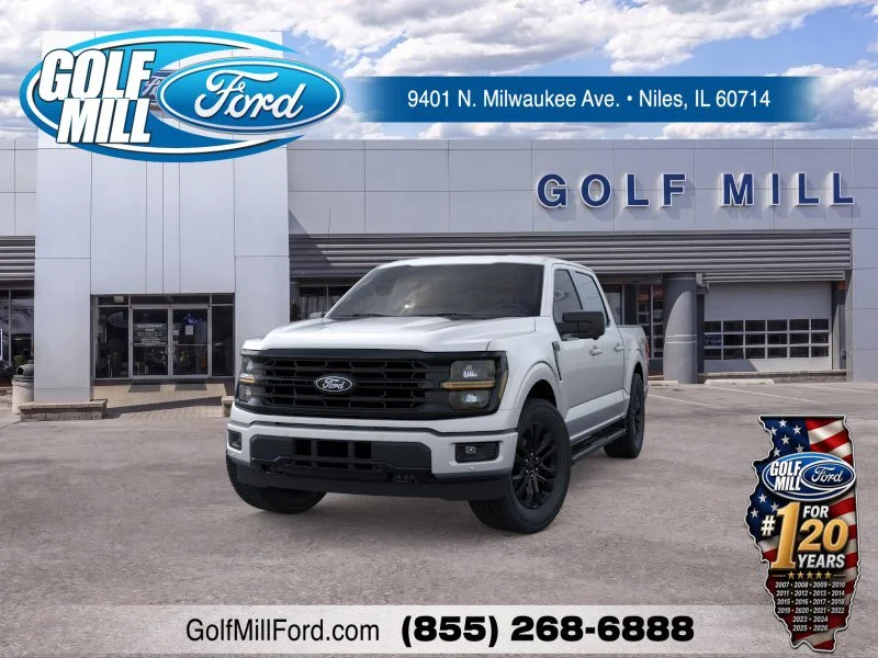 New 2026 Iconic Silver Metallic Ford XLT image 1
