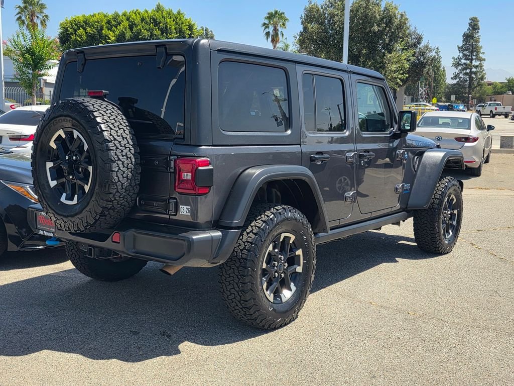 Used 2024 Gray Jeep Rubicon 4xe image 5