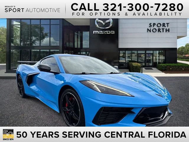 Used 2023 Blue Chevrolet Stingray image 1