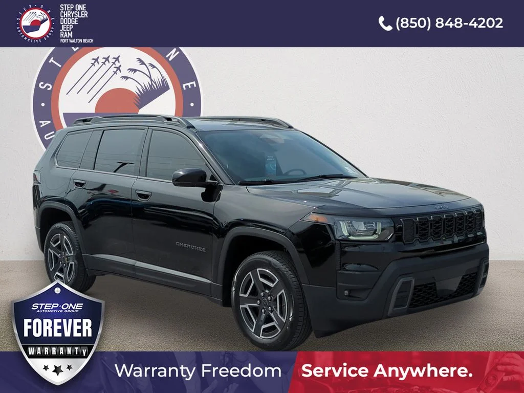 New 2026 Diamond Black Crystal Pearlcoat Jeep Limited image 1