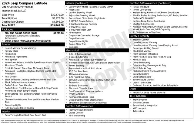 Used 2024 Red Jeep Latitude image 40