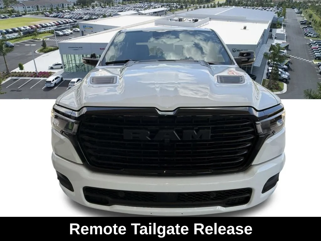 New 2026 Bright White Clear-Coat Exterior Paint RAM Laramie image 10