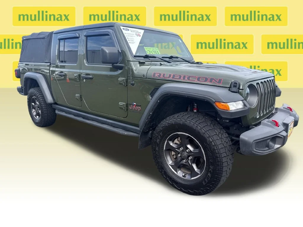 Certified Used 2022 Green Jeep Rubicon image 1