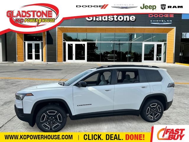 Bright White Clear-Coat Exterior Paint 2026 Jeep Cherokee Limited 4WD SUV / Crossover Four-Wheel Drive