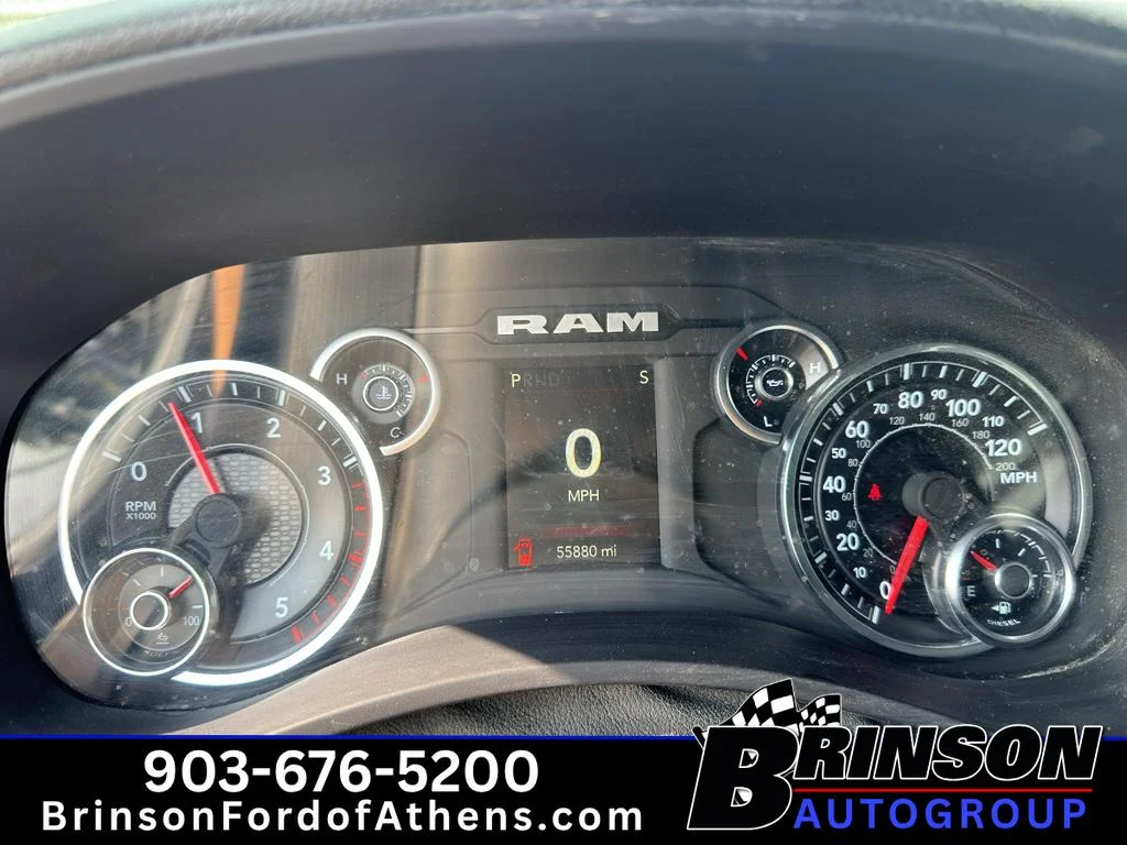 Used 2024 Bright White Clearcoat Ram SLT image 17